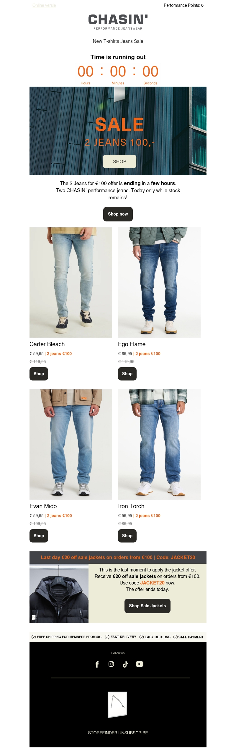 Final Hours: 2 jeans €100 Final Hours: 2 jeans €100