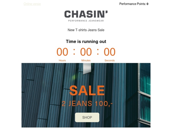 Final Hours: 2 jeans €100