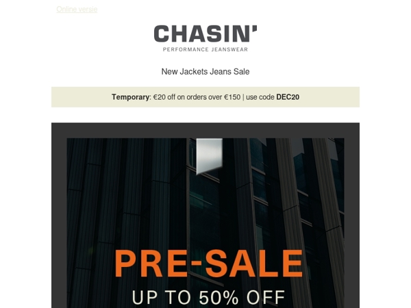 ENDS TOMORROW: Member Pre-Sale