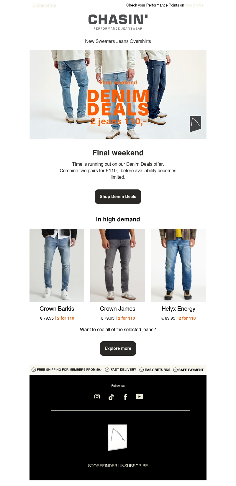 Final Weekend | Denim Deals Final Weekend | Denim Deals