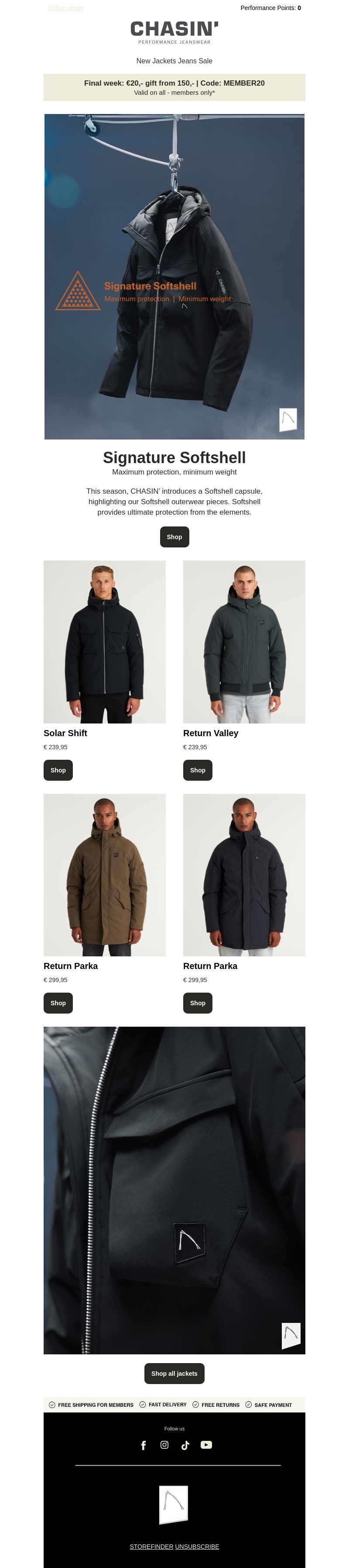 Explore our Softshell Jackets Fall/Winter '24 Explore our Softshell Jackets Fall/Winter '24
