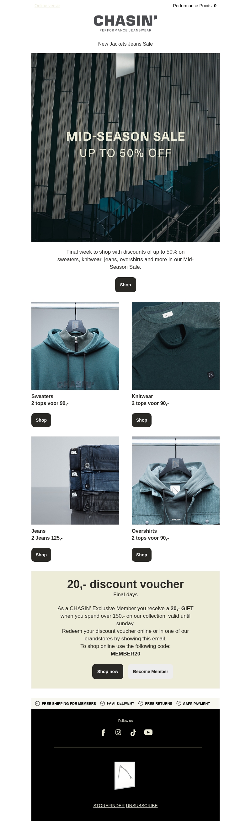 Final Week Mid-Season Sale: up to 50% off Final Week Mid-Season Sale: up to 50% off