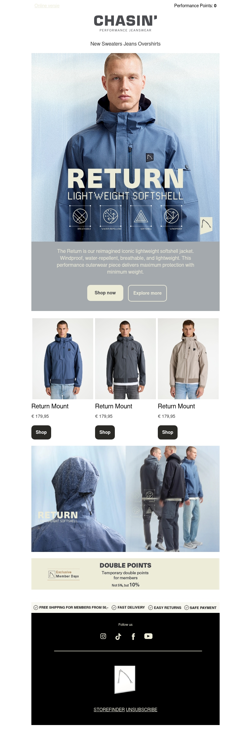 NEW: The Return - Lightweight Softshell Jacket NEW: The Return - Lightweight Softshell Jacket