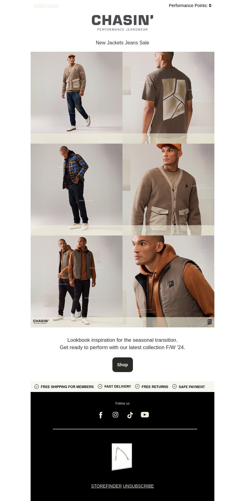 Lookbook inspiration for the seasonal transition Lookbook inspiration for the seasonal transition