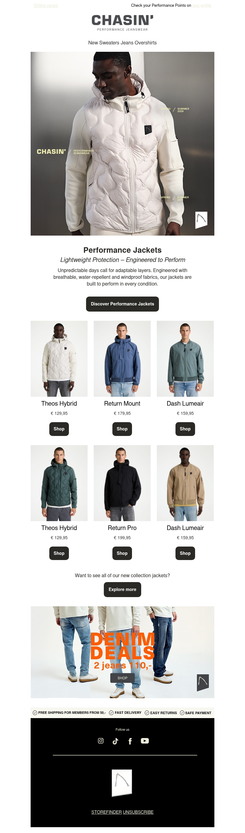 Lightweight jackets for changing days Lightweight jackets for changing days