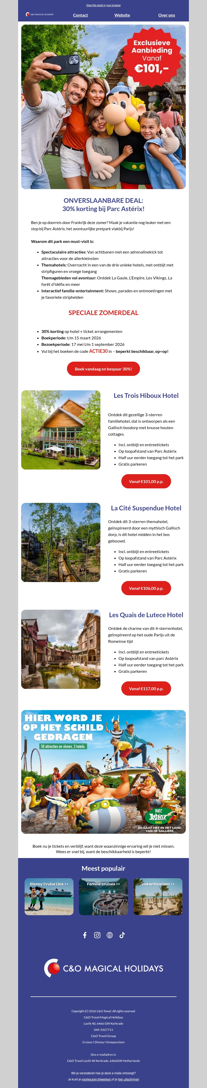 ⚡Nergens goedkoper! Jouw exclusieve 30% korting bij Parc Astérix!⚡ ⚡Nergens goedkoper! Jouw exclusieve 30% korting bij Parc Astérix!⚡