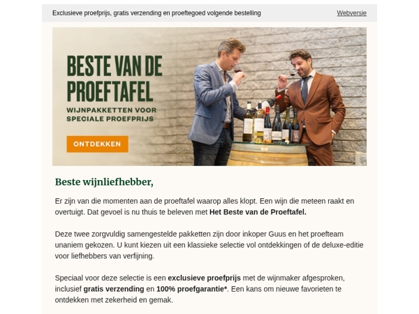 Beste van de Proeftafel - Probeer. Beoordeel. Bespaar.