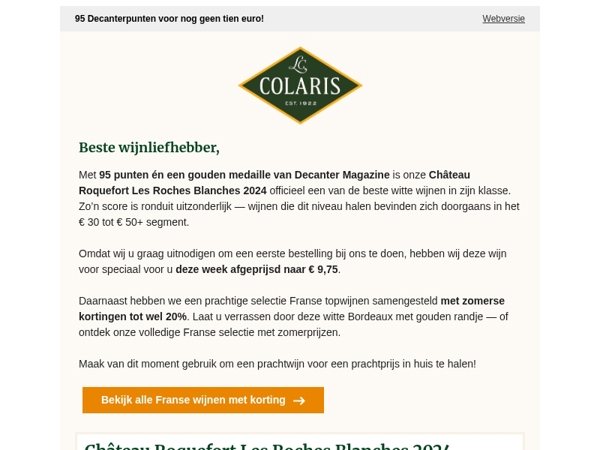 95 Decanterpunten voor nog geen 10 euro!