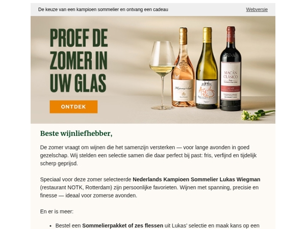 Zomer in uw glas — scherp geprijsde wijnen die verrassen