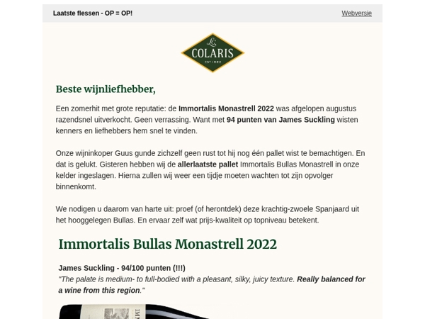 Ongekend hoge score voor slechts € 11,50