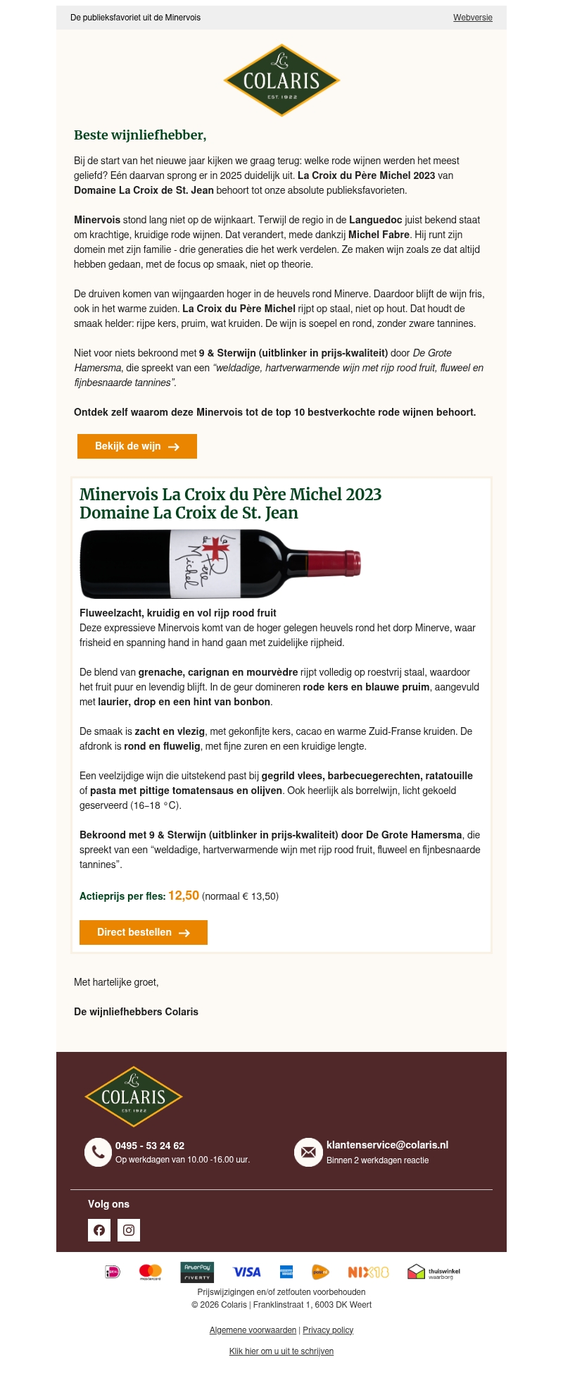 De publieksfavoriet uit de Minervois De publieksfavoriet uit de Minervois