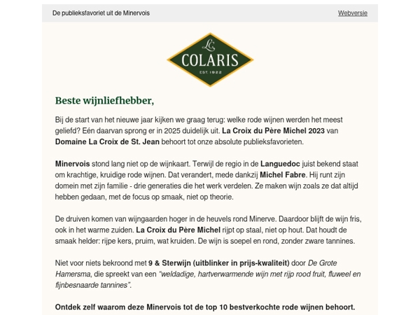 De publieksfavoriet uit de Minervois