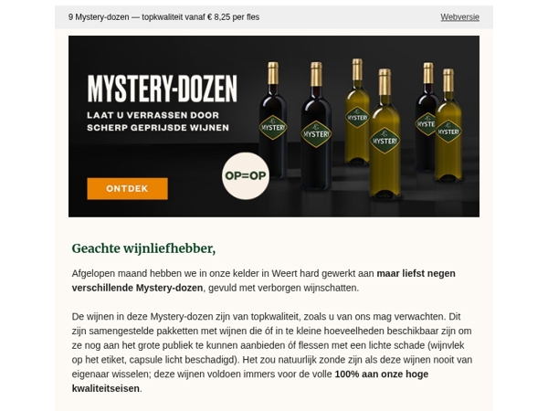 🎁De mystery-dozen zijn er weer
