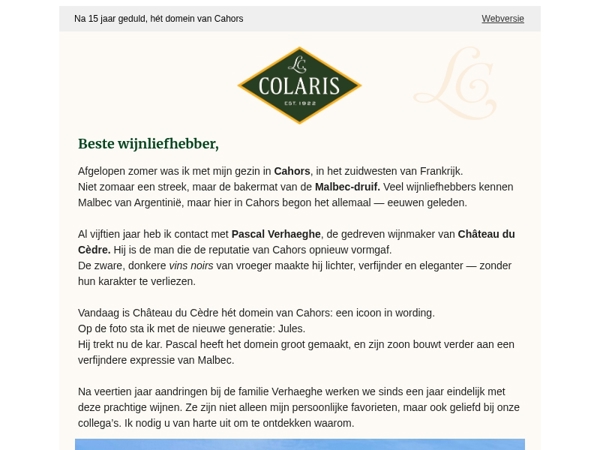 Waarom deze Malbec uit Cahors mijn persoonlijke favoriet is