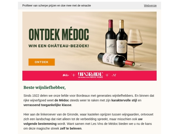 Laatste kans: Win een geheel verzorgde wijnreis naar de Médoc