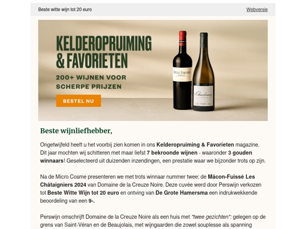 Goud voor deze witte Bourgogne