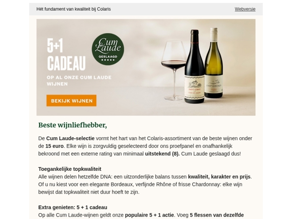 🔔Tijdelijk 5 + 1 cadeau op ons Cum Laude assortiment