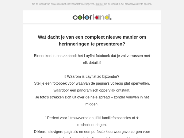 Iets nieuws nadert snel!