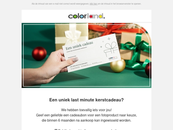 Het perfecte cadeau? Cadeaubon voor fotoproducten