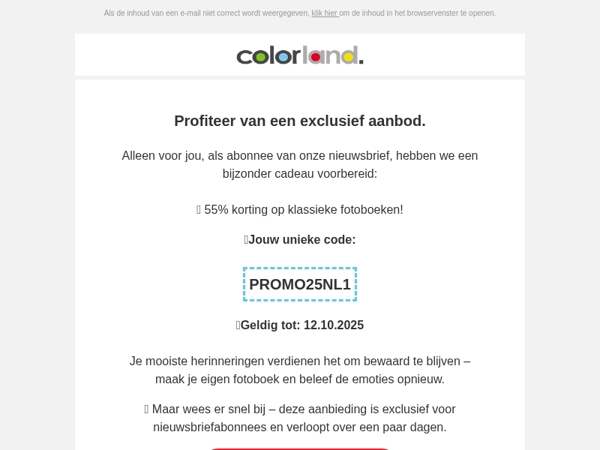 Alleen voor jou: een unieke korting op fotoboeken 📖✨