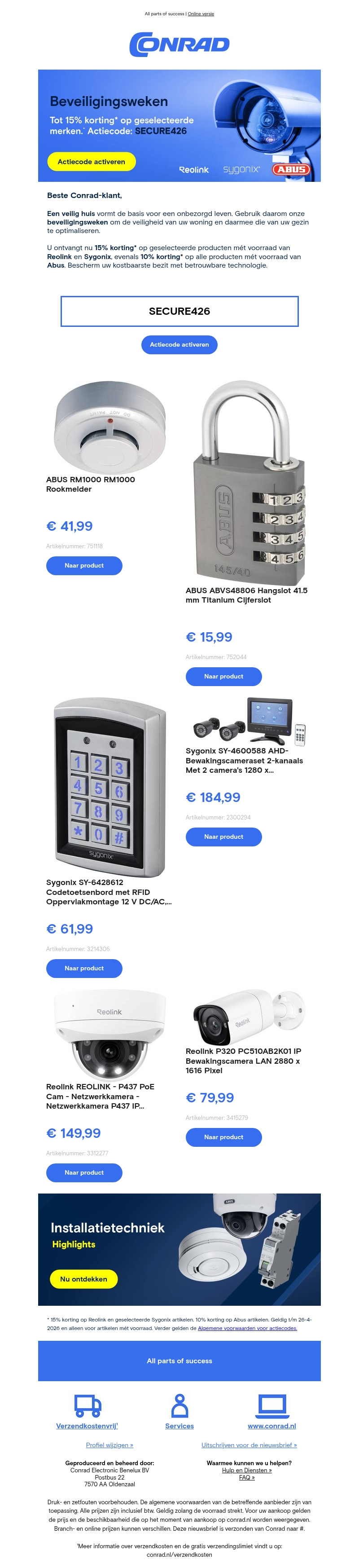 🛡️ Beveiligingsweken: tot 15% korting* 🛡️ Beveiligingsweken: tot 15% korting*