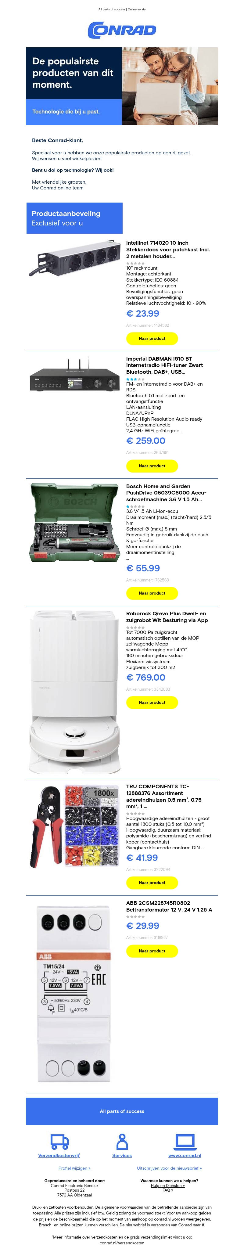 Uw dosis techniek op zondag. Uw dosis techniek op zondag.