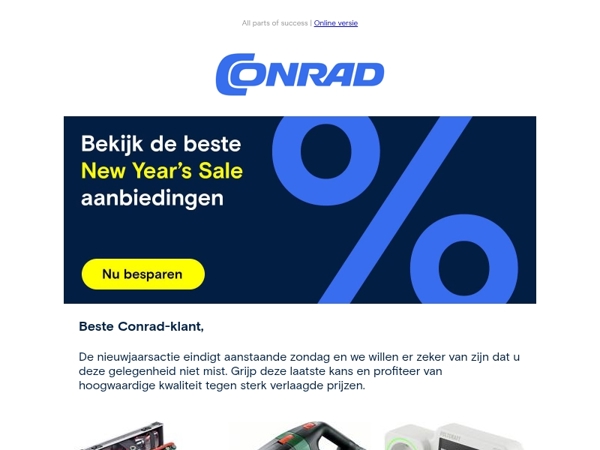 ⏰ Laatste kans: Onze nieuwjaarsactie eindigt zondag!