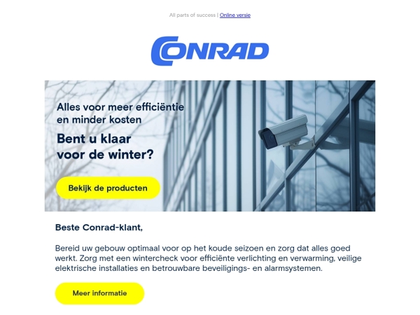 Wintercheck voor uw gebouwen.