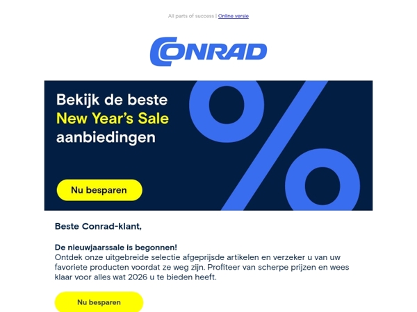 Nieuwjaarssale: Alles voor een optimaal begin van het jaar!