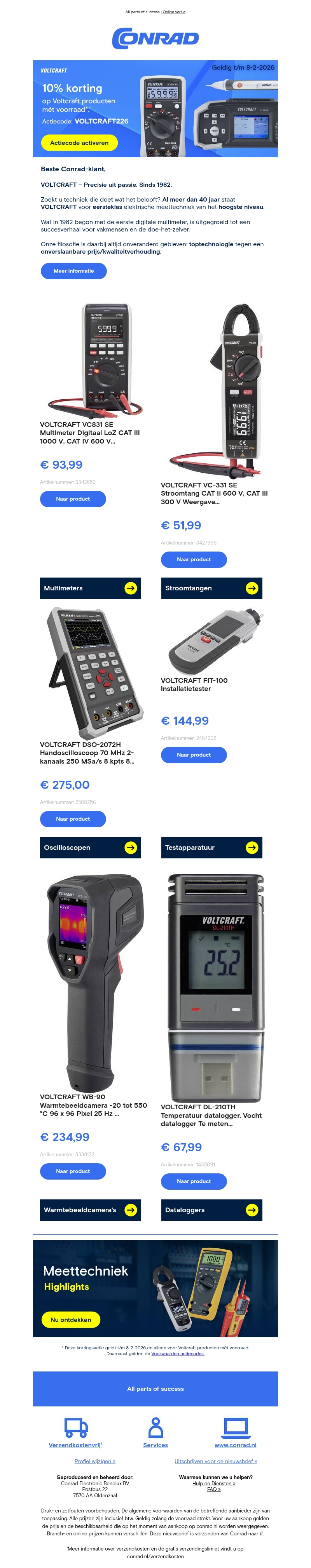 ⏰ Nog maar 4 dagen: 10% korting op Voltcraft. ⏰ Nog maar 4 dagen: 10% korting op Voltcraft.