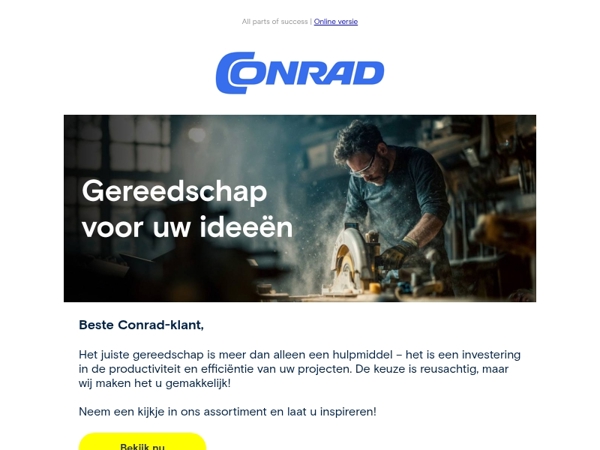 Gereedschap voor uw ideeën