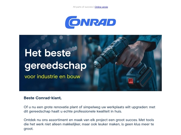 🛠️ De beste tools voor uw volgende project.