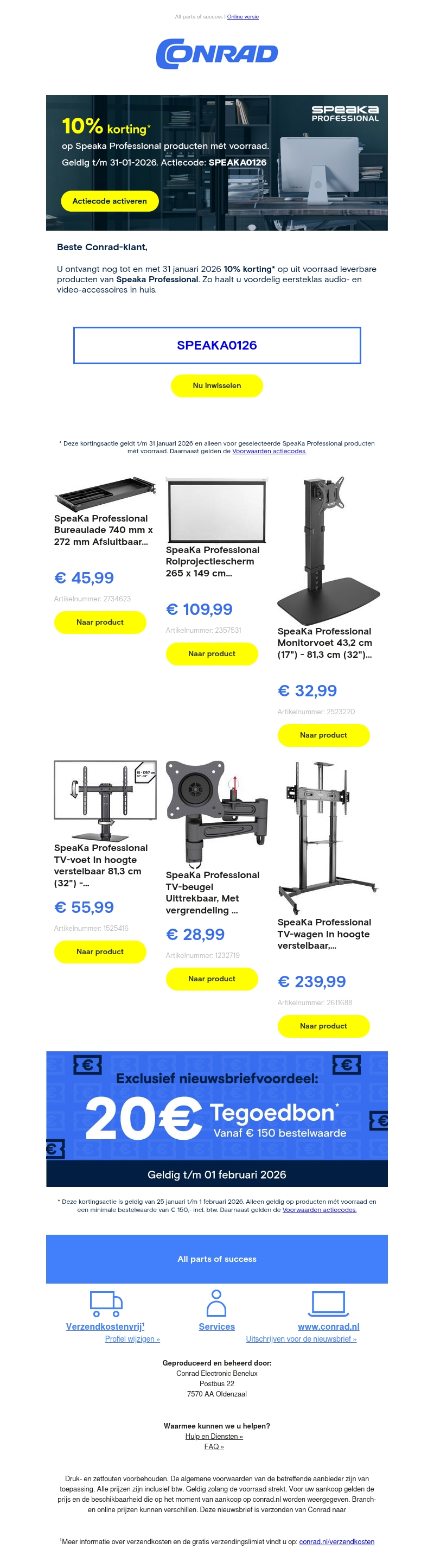 π 10% korting op Speaka Professional. π 10% korting op Speaka Professional.