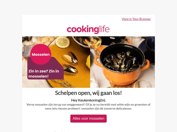 Mosselseizoen is hier! 🦪