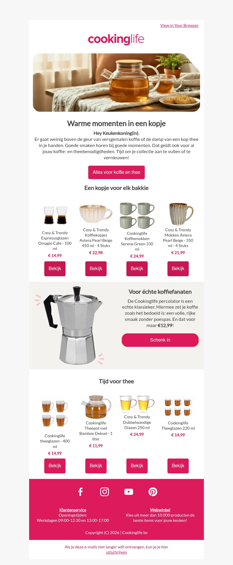 Voor de liefhebber van koffie én thee ☕🫖 Voor de liefhebber van koffie én thee ☕🫖