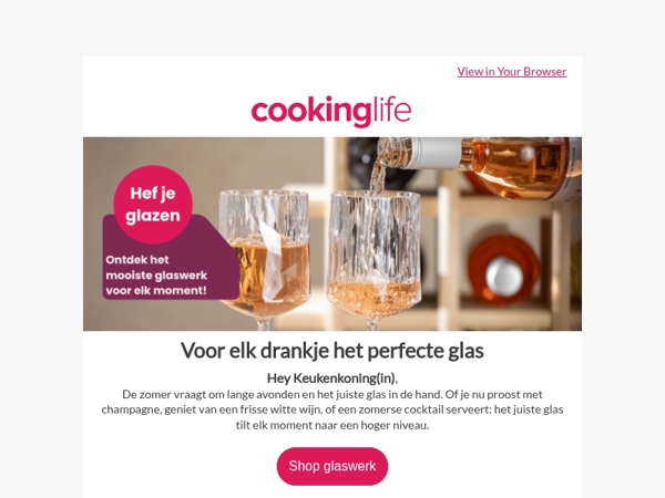 Proost! Ontdek onze mooiste glazen 🥂