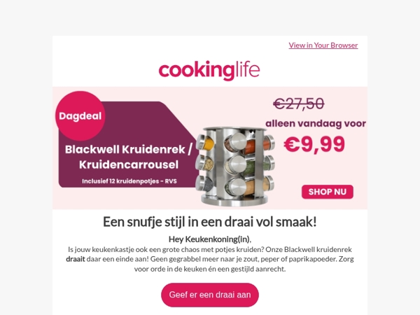Met deze dagdeal draai je aan geluk 🧂