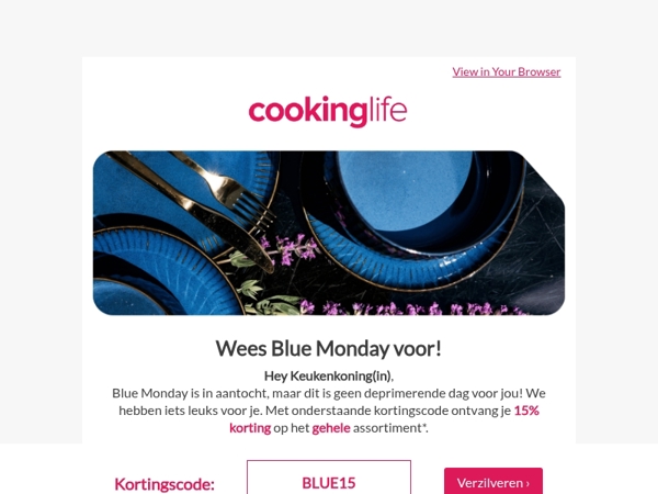 Speciaal voor jou: om Blue Monday een stuk leuker te maken 💙