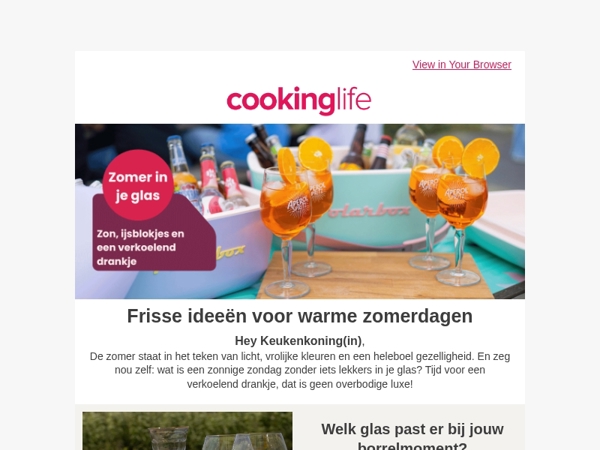 Zondag vraagt om iets fris in je glas 🌞🍹
