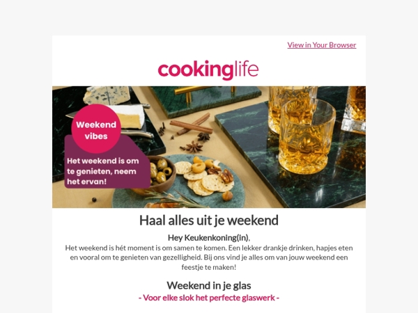Tijd voor jouw weekendmoment