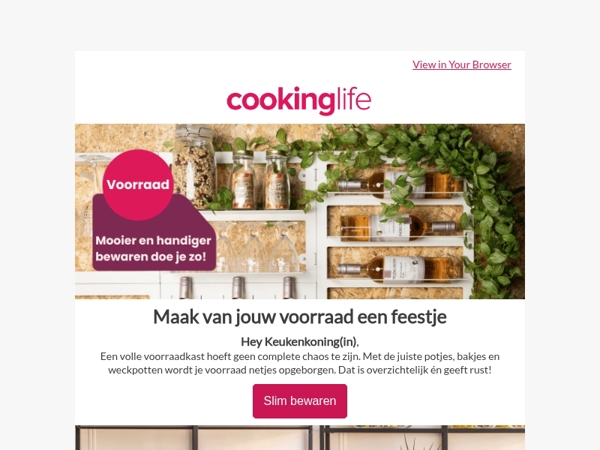 Tijd om je voorraadkast op te frissen! 🫙