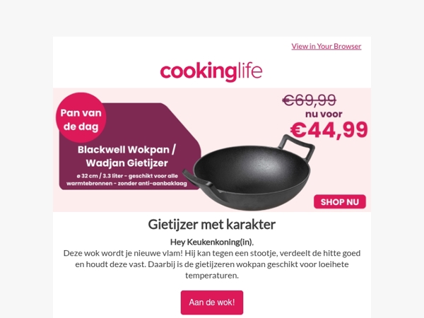 Pan van de dag met vlammende prestaties 🔥