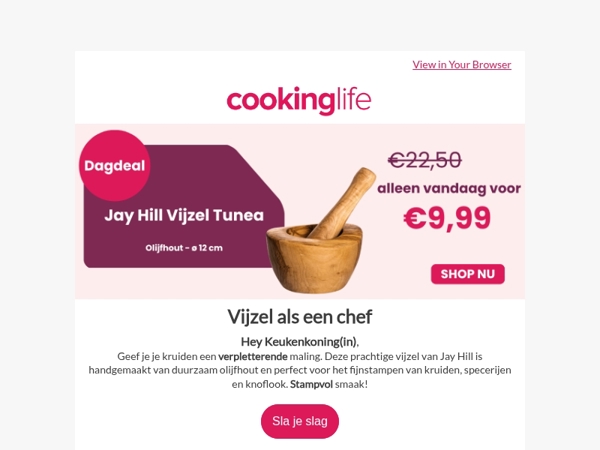 Deze dagdeal stampt zichzelf niet, hè? 😉