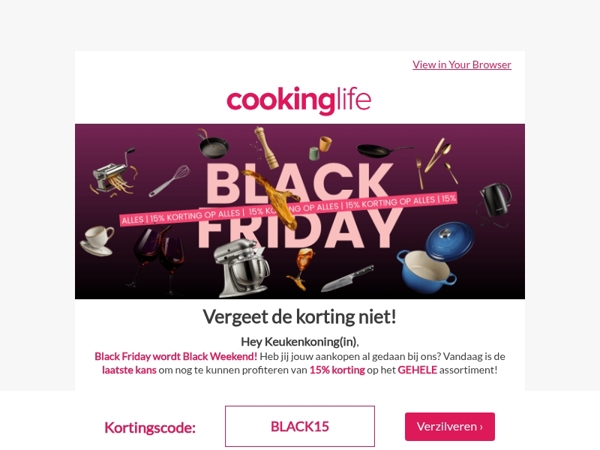 ⏳ Laatste kans! Black Friday korting verloopt na vandaag