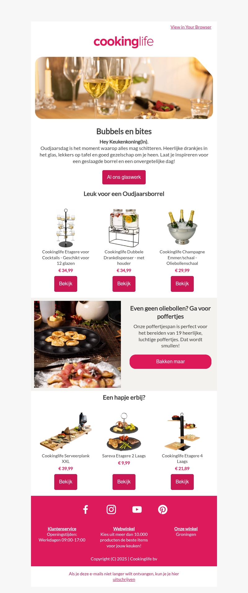 Bubbels klaar? Zo borrel je richting oudjaar π₯ Bubbels klaar? Zo borrel je richting oudjaar π₯