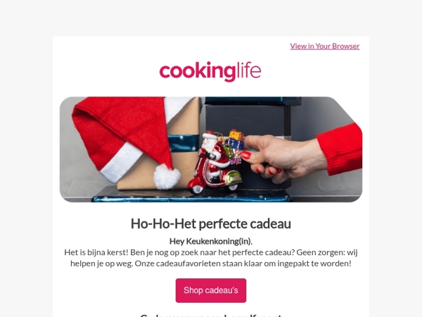 Jingle all the way… naar het perfecte cadeau! 🎅