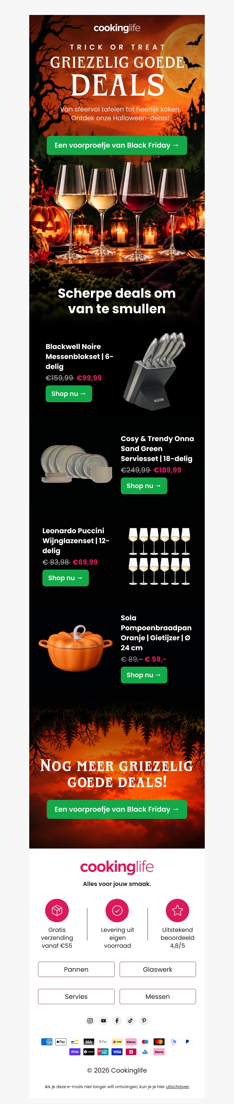 Laatste mail: Black Friday deals