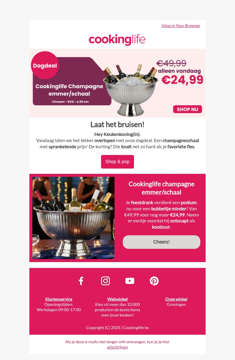 Een bruisende dagdeal vandaag! πΎ Een bruisende dagdeal vandaag! πΎ