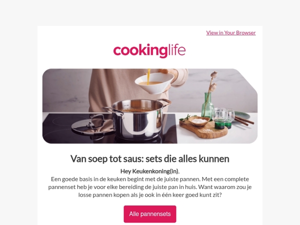 Met de juiste pannenset wordt koken een feestje 🍲