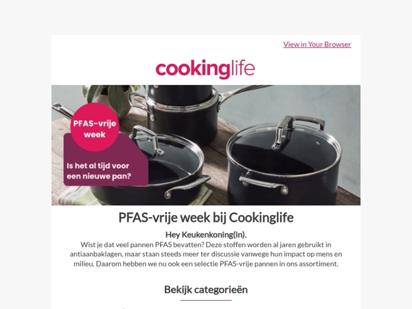 PFAS-vrije pannen: dit is wat je moet weten 🍳